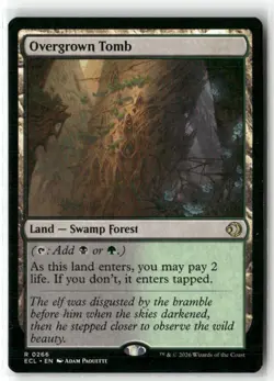 Overgrown Tomb Lorwyn Eclipsed Regular MTG Magic NM - Image 1