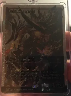 Twinflame Tyrant Showcase Fracture Foil MTG Foundations English Nm - Image 2