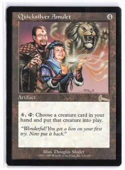 Quicksilver Amulet Urza's Legacy Regular - Image 1