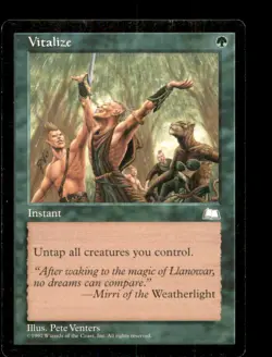 Vitalize LP Light Play Weatherlight MTG [7049] - Image 1