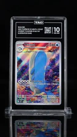 Pokemon Journey Together Wailord 162/159 TAG 10 - GEM MINT - Image 1