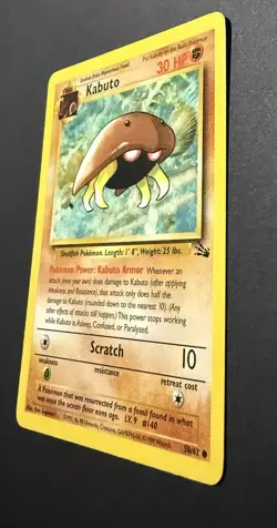 Pokemon TCG Kabuto Fossil 50/62 Regular Near Mint! - Image 3