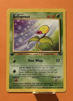 Pokemon Bellsprout 1st Edition #49 Pokemon Jungle - Image 1