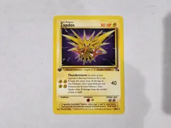 1999 Pokemon Fossil 1st Edition Zapdos #30/62 *SEE PICS* NM - Image 1
