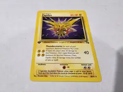 1999 Pokemon Fossil 1st Edition Zapdos #30/62 *SEE PICS* NM - Image 2