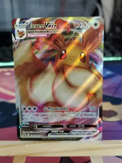 Pokemon TCG Eevee VMAX Sword & Shield Promos Set SWSH087 Black Star Promo - Image 3