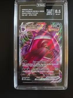 Gengar Vmax TAG 8.5 - 2021 Pokemon Sword and Shield Fusion Strike - #157 - Image 1