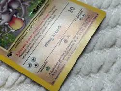 1999 Pokemon Prerelease Aerodactyl 1st Edition Holo Rare Fossil 1/62 EXC+ - Image 3