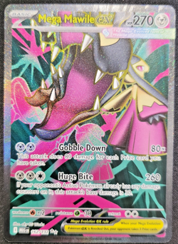 Pokemon TCG Mega Mawile ex 162/132 Mega Evolution Full Art Ultra Rare MINT/NM - Image 1
