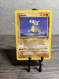 Cubone 070/130 Base Set 2 Regular Common-Vintage-Pokemon TCG-Fast Shipping-NM!! - Image 1