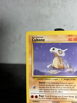 Pokemon TCG Cubone Base Set 2 70/130 Regular Unlimited Common-Fast Ship-NM!! - Image 2