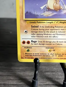 Pokemon TCG Cubone Base Set 2 70/130 Regular Unlimited Common-Fast Ship-NM!! - Image 4