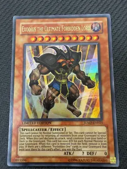 Exodius the Ultimate Forbidden Lord JUMP-EN025 Ultra Rare Yu-Gi-Oh! - Image 1