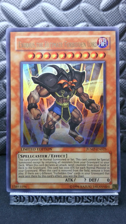 | Yugioh Exodius the Ultimate Forbidden Lord JUMP-EN025 Ultra Rare Jump NM/LP | - Image 1