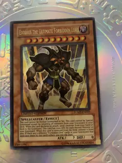 YuGiOh! Exodius the Ultimate Forbidden Lord JUMP-EN025 Ultra Rare Limited NM - Image 2