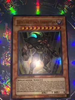YuGiOh! Exodius the Ultimate Forbidden Lord JUMP-EN025 Ultra Rare Limited NM - Image 3