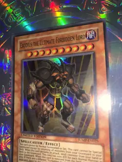 YuGiOh! Exodius the Ultimate Forbidden Lord JUMP-EN025 Ultra Rare Limited NM - Image 5
