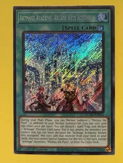 YuGiOh ~ Artmage Academic Arcane Arts Acropolis - DUAD-EN054 - 1st Edition - Image 1