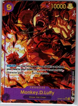 Monkey.D.Luffy (Alt Art) OP09-119 English Emperors New World - One Piece - NM - Image 1