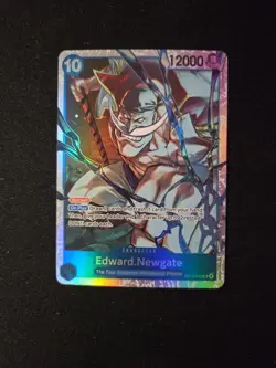 Edward Newgate Super Rare (SR) OP13-042 Carrying On His Will English Foil - Image 1