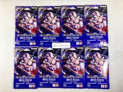 LOT OF 8 One Piece TCG OP-14 Azure Sea's Seven Sleeved Booster Packs English NEW - Image 1