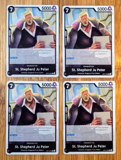 4x St. Shepherd Ju Peter OP13-084 R | NM | Carrying on His Will | One Piece TCG - Image 1