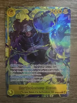 Bartholomew Kuma (Alternate Art) OP12-119 Legacy of the Master Foil - Image 1