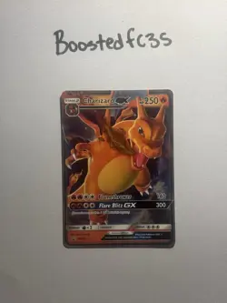 Pokemon TCG Charizard GX SM211 Black Star Promo Holo Card Hidden Fates mint - Image 1