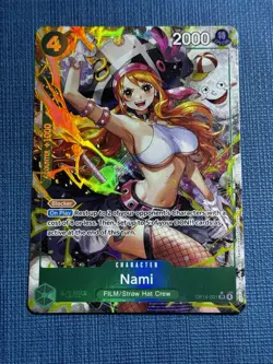Nami Alt Art Op14-031 One Piece Card Game English Super Rare Near Mint - Image 1