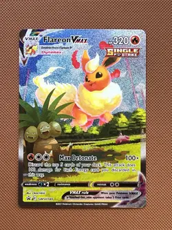 Flareon VMAX SWSH180 SWSH: Sword & Shield Promo Cards Holo Full Alternate Art - Image 1