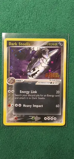 Pokemon TCG Dark Steelix Team Rocket Returns #10 Reverse Holo individual card - Image 1