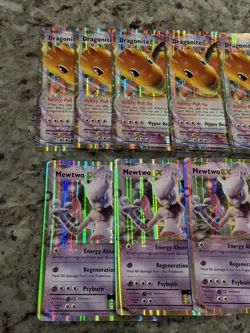 JUMBO Oversized Cards x10 XY Evolutions 2016 Pokemon Dragonite Mewtwo + - Image 2