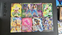 Dragon Ball Z TCG All Foil 8 Card Lot DBZ Trading Cards - Image 1
