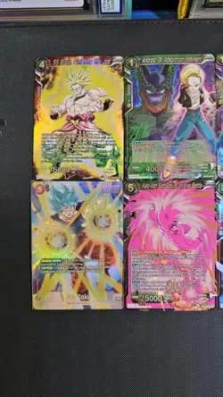 Dragon Ball Z TCG All Foil 8 Card Lot DBZ Trading Cards - Image 2