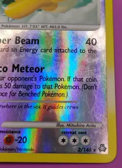Dragonite 2/146 Legends Awakened Reverse Holo Rare Mid-Era Pokemon Card - Image 5