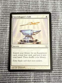 Steelshaper's Gift Fifth Dawn Magic The Gathering MTG Card - Image 1