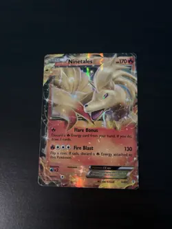 Pokemon Ninetails EX Holo Card 13/83 XY Generations Ultra Rare MISCUT (OC) - Image 1