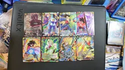 Dragon Ball Z TCG All Foil 8 Card Lot DBZ Trading Cards - Image 1