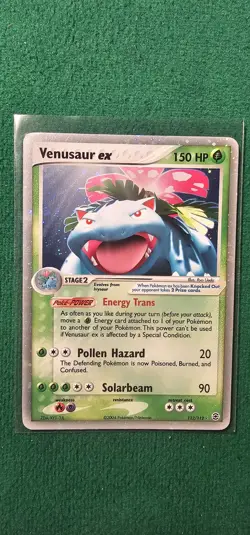 Pokemon TCG Venusaur EX Fire Red Leaf Green #112 individual card collectible - Image 1