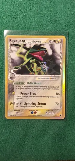 Pokemon TCG Rayquaza Delta Species holo #13 individual card collectible - Image 1