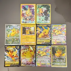 Pokemon Pikachu Lot Of 10 Promo And Alt Cards See List - Image 1