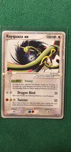Pokemon TCG Rayquaza EX Promo Card #39 Holo individual card collectible - Image 1