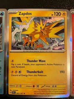 Zapdos Moltres Articuno Pokemon LEGENDARY BIRDS HOLOS 3 Card Set NM! - Image 3