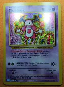 Mr. Mime Pokemon TCG Classic Collection Holofoil Trading Card 013/034 Promo - Image 1