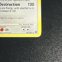 Lugia LV. 43 Pokemon Holo Rare Vintage Card Secret Wonders Series 14/132 - Image 5