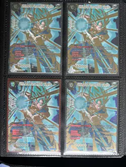 x4 Ultimate Force SSB Vegito SCR Near Mint-Mint, Dragon Ball super DBS Cards - Image 3