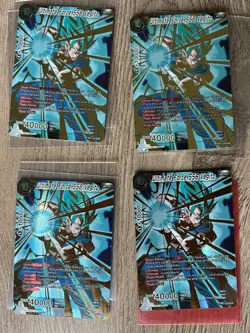 x4 Ultimate Force SSB Vegito SCR Near Mint-Mint, Dragon Ball super DBS Cards - Image 4