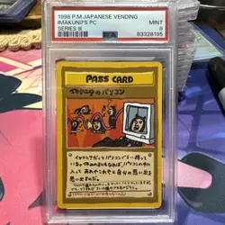 Pokemon PSA 9 MINT ⁉ Imakuni's PC 1998 Vending Series 3 Japanese Promo Card 🎨 - Image 1