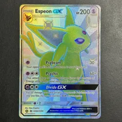 🔥 Pokemon TCG Espeon GX SV60/SV94 Hidden Fates Shiny Vault Holo Card M NM 🔥 - Image 1