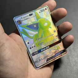🔥 Pokemon TCG Espeon GX SV60/SV94 Hidden Fates Shiny Vault Holo Card M NM 🔥 - Image 3